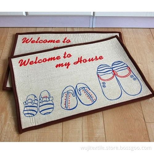 SGS Decorative Area Rug Anti-Slip Carpet (WJ-CR624)